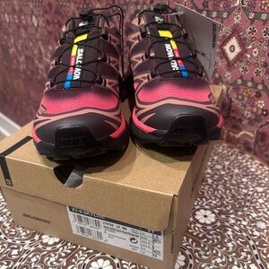 Salomon XT-6 - Black Coffee/French Roast/Rouge Red - US 6M/7W Sneaker
